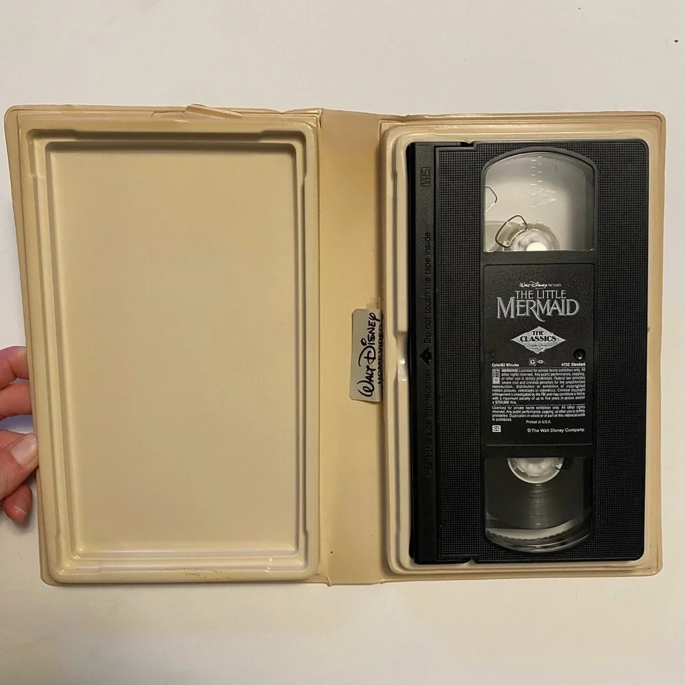 The Little Mermaid VHS Vintage BANNED Cover Disney
